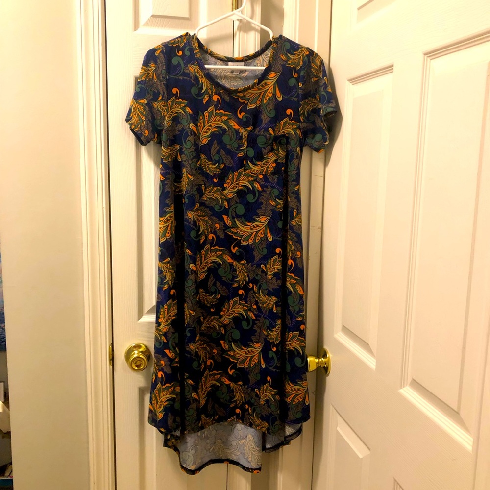 Lularoe Carly Print Dress size XS
